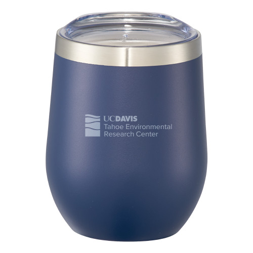  Corzo Vacuum Insulated Navy Cup 12oz - UD Davis TERC HorizontalEngraved
