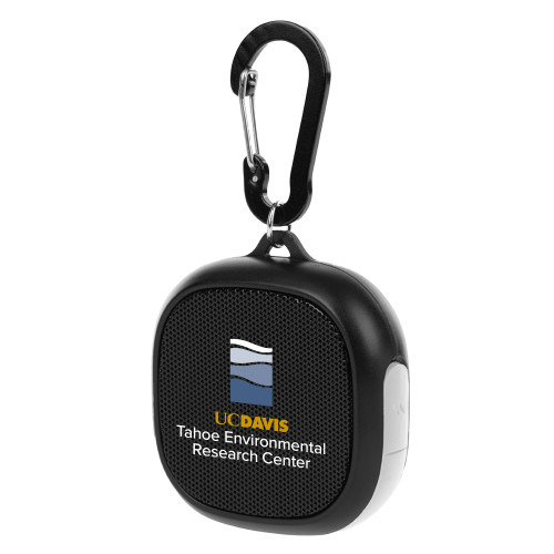  Black/White Waterproof Speaker w/ Carabiner - UD Davis TERC Vertical