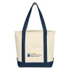 Thumbnail image for  Cotton Canvas Natural/Navy Tote Bag