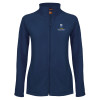 Thumbnail image for  Womens Navy Fleece Full Zip Jacket