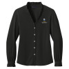 Thumbnail image for  Brooks Brothers Womens Black Long Sleeve Ruffle Collar Blouse