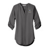 Thumbnail image for  Womens Grey 3/4 Sleeve Tunic Blouse