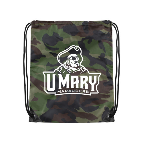  Camo Drawstring Backpack - Primary Athletics Mark
