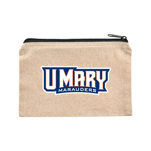  8oz. Natural Cotton Travel Pouch - U Mary Marauders