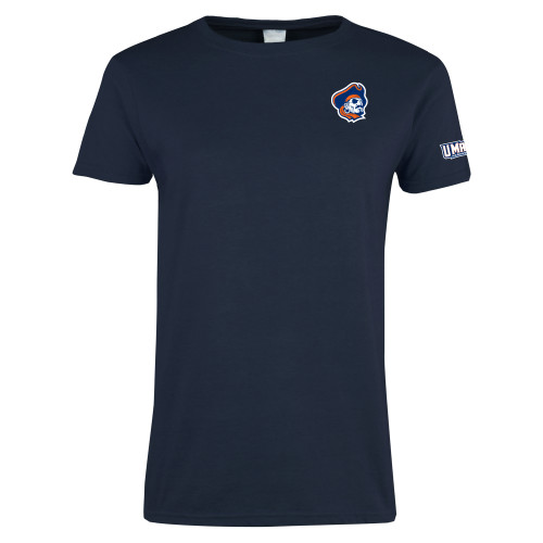 Womens Short Sleeve Navy Tee - Icon Full Color