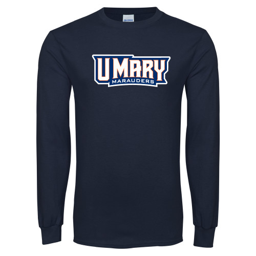  Navy Long Sleeve T-Shirt - U Mary Marauders