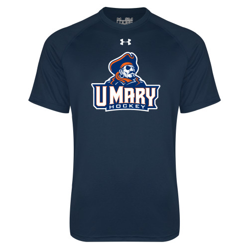  Under Armour Navy Tech Tee - Hockey