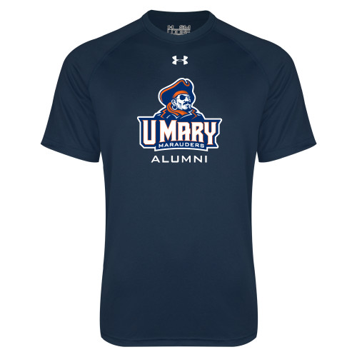  Under Armour Navy Tech Tee - Alumni
