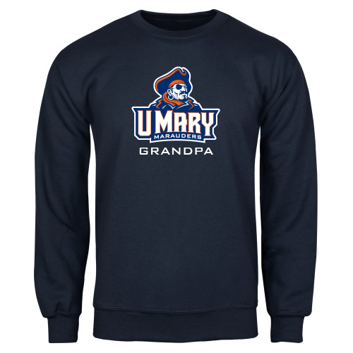  Navy Fleece Crew - Grandpa