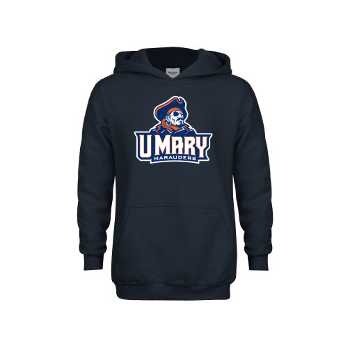  Youth Navy Fleece Hoodie - Primary Athletics Mark