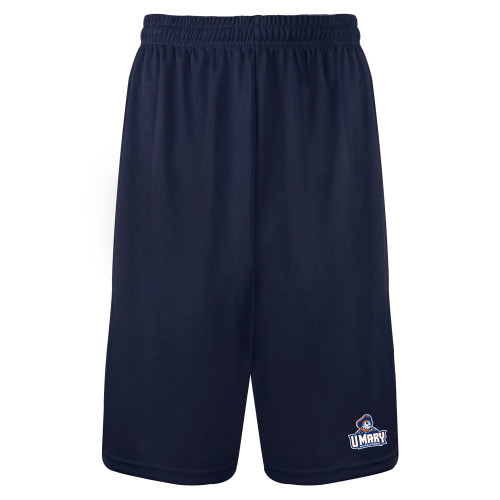  Navy Performance Classic 9 Inch Short - Primary Athletics Mark