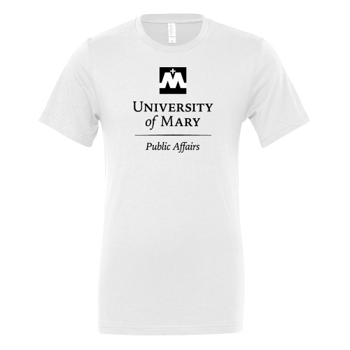  Bella + Canvas White Jersey Cotton T Shirt - Public Affairs