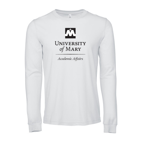 Main Image for  Bella + Canvas White Jersey Cotton Long Sleeve T Shirt