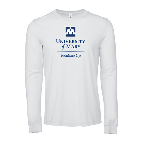 Main Image for  Bella + Canvas White Jersey Cotton Long Sleeve T Shirt