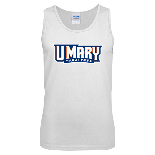  White Tank Top - U Mary Marauders