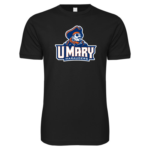  Next Level Black SoftStyle T Shirt - Primary Athletics Mark