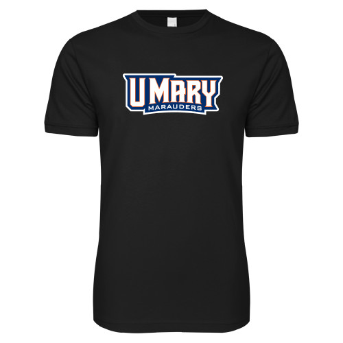  Next Level Black SoftStyle T Shirt - U Mary Marauders