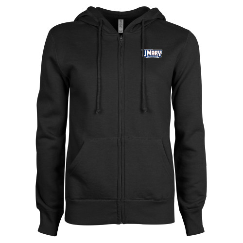 Main Image for  ENZA Womens Black Fleece Full Zip Hoodie