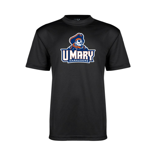  Youth Performance Black Tee - Primary Athletics Mark