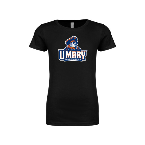 Main Image for  Next Level Girls Black Fashion Fit T Shirt