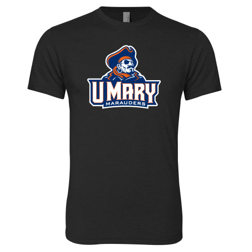  Next Level Black Triblend Tee - Primary Athletics Mark