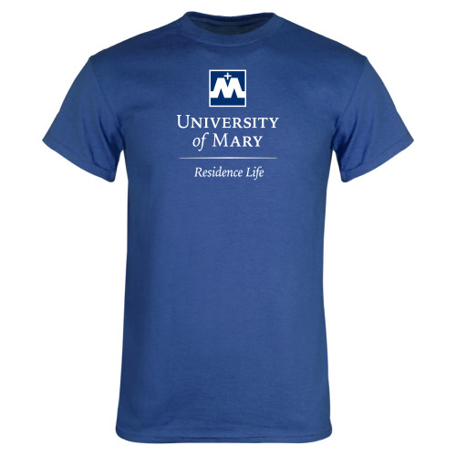  Royal T Shirt - UMR Residence Life Stacked