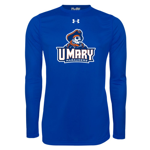  Under Armour Royal Long Sleeve Tech Tee - Primary Athletics Mark