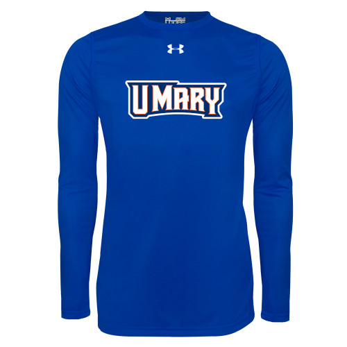  Under Armour Royal Long Sleeve Tech Tee - U Mary