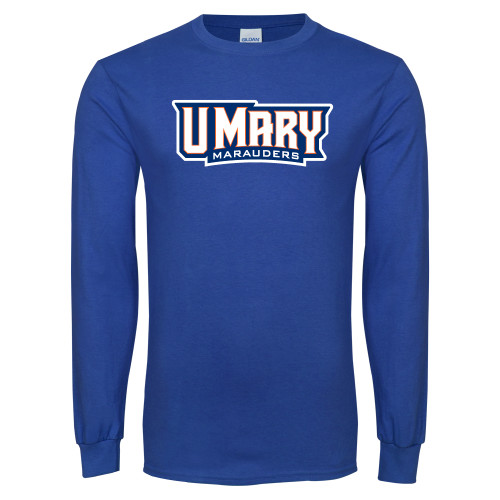  Royal Long Sleeve T Shirt - U Mary Marauders
