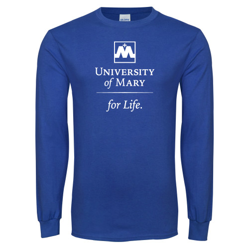  Royal Long Sleeve T Shirt - For Life - Stacked