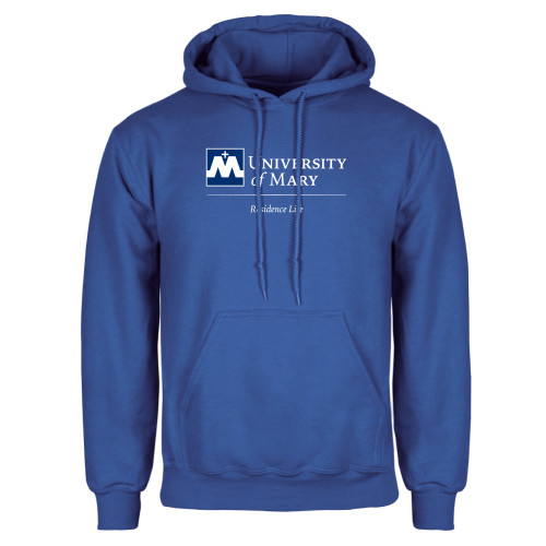  Royal Fleece Hoodie - UMR Residence Life Vertical Stacked