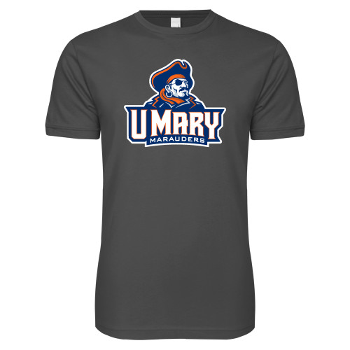  Next Level Charcoal SoftStyle T Shirt - Primary Athletics Mark