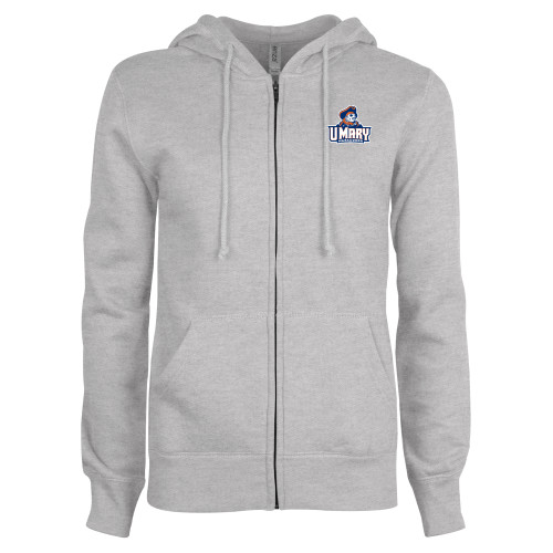 Main Image for  ENZA Womens Grey Fleece Full Zip Hoodie
