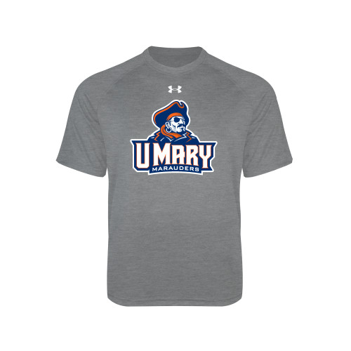  Under Armour Youth Grey Tech Tee - Primary Athletics Mark