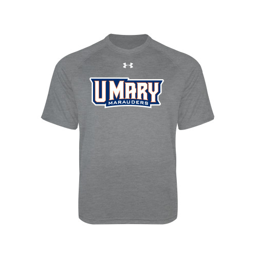  Under Armour Youth Grey Tech Tee - U Mary Marauders