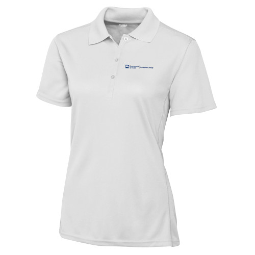  C&B Womens White Clique Ice Pique Polo - Occupational Therapy Horizontal - University of Mary