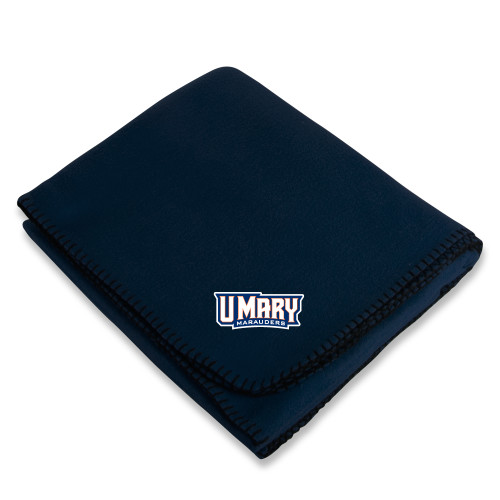  Navy Arctic Fleece Blanket - U Mary Marauders