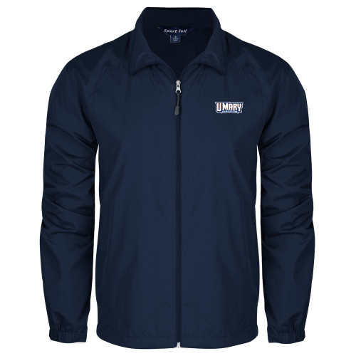 Navy Full Zip Wind Jacket - U Mary Marauders