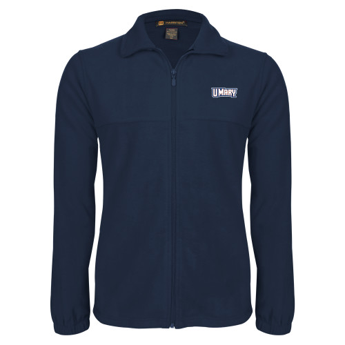  Navy Fleece Full Zip  Jacket - U Mary