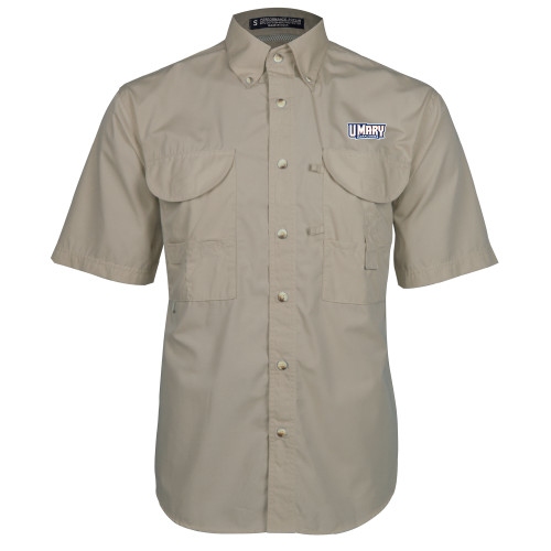  Khaki Fishing Shirt Performance Short Sleeve - U Mary Marauders