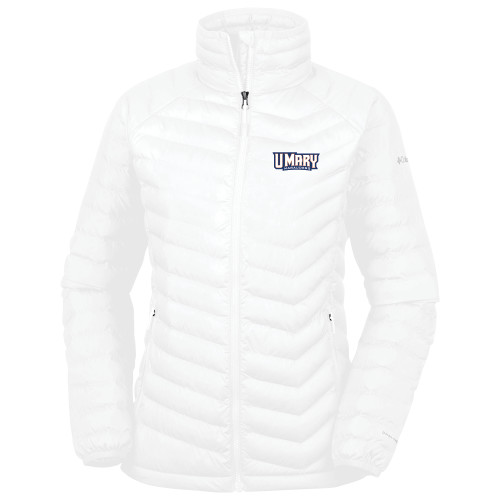  Columbia Womens White Powder Lite Jacket - U Mary Marauders