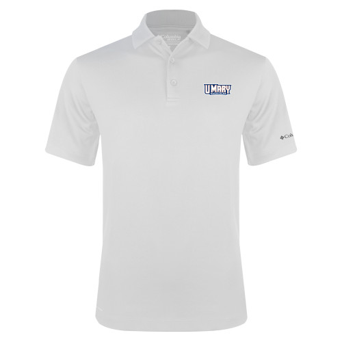  Columbia White Omni Wick Drive Polo - U Mary Marauders