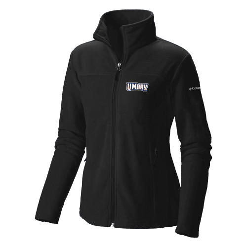  Columbia Womens Full Zip Black Fleece Jacket - U Mary