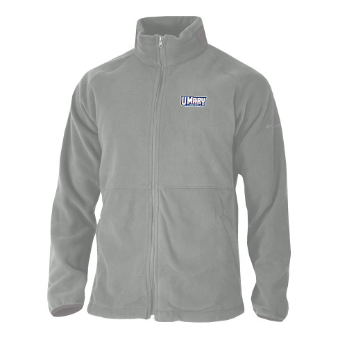  Columbia Grey Everest Ridge Fleece Full Zip Jacket - U Mary Marauders