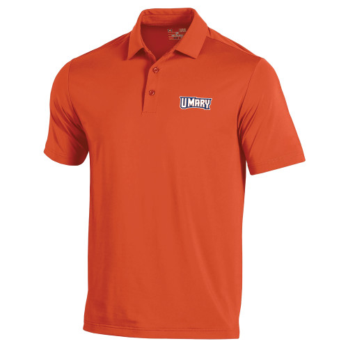 Under Armour Orange Performance Polo - U Mary