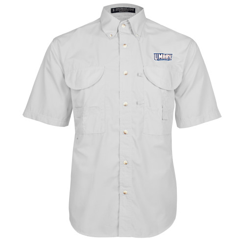  White Fishing Shirt Performance Short Sleeve - U Mary Marauders