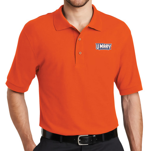  Orange Silk Touch Polo - U Mary Marauders