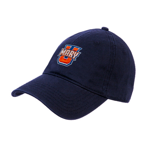  Navy Unstructured Adjustable Low Profile Hat - U Mary Tall Version