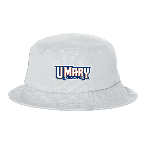  Sportsman White Bucket Hat - U Mary Marauders