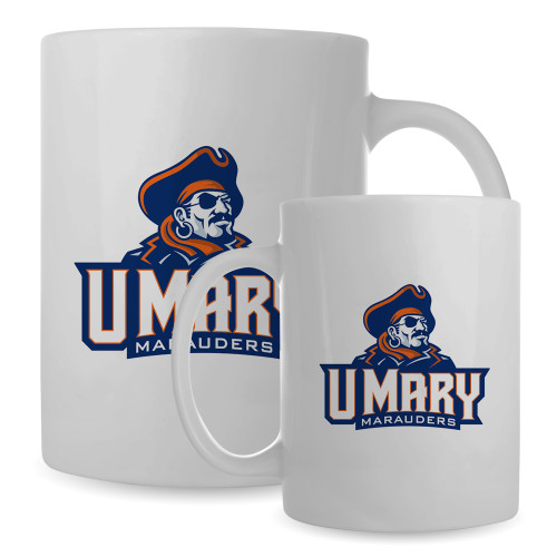  Full Color White Mug 15oz - Primary Athletics Mark